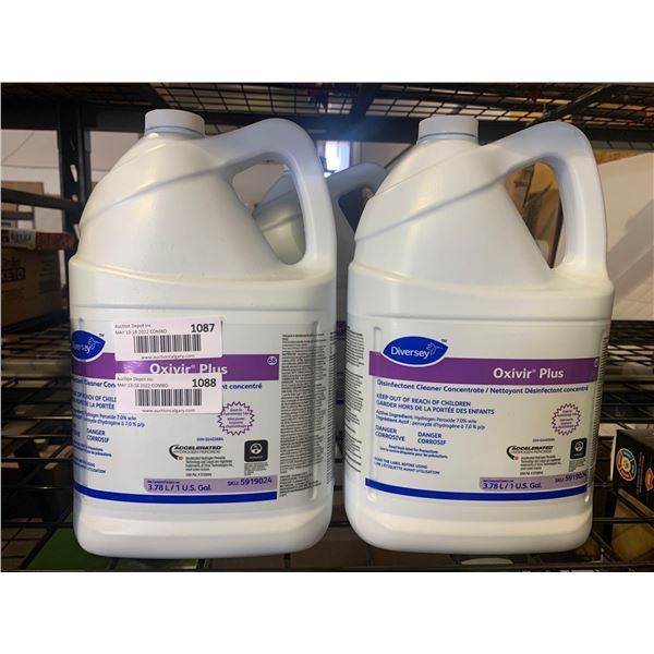 Diversity Oxivir Plus Disinfectant Cleaner Concentrate 3x3.78L