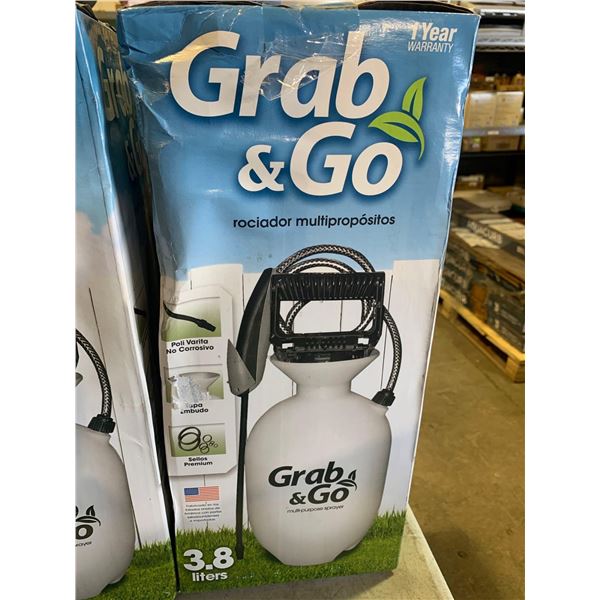 Grab & Go 3.8 L Hand Pump Pressure Sprayer