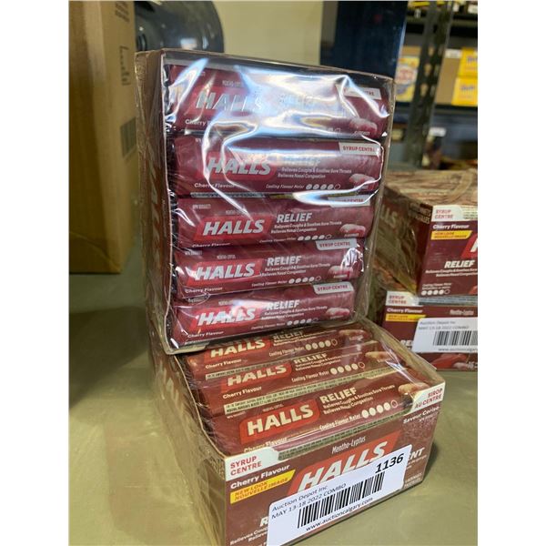 Halls Syrup Center Cherry Lozenges 2 - 15X9