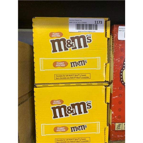 M&M Peanut Candy Bars 2 - 24x38g