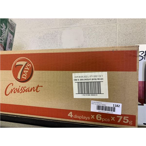 7 Days Cacao Filled Croissants 4- 6x75g