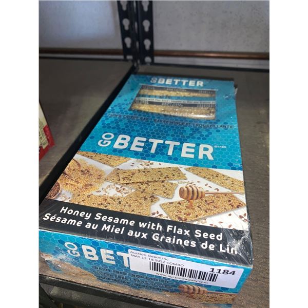 Go Better Sesame & Flax Seed Snack Bars 24x35g