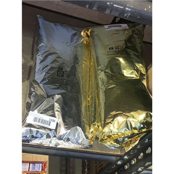 Circle K Whole Bean Espresso 2Lbs Regular 2Lbs Decaf