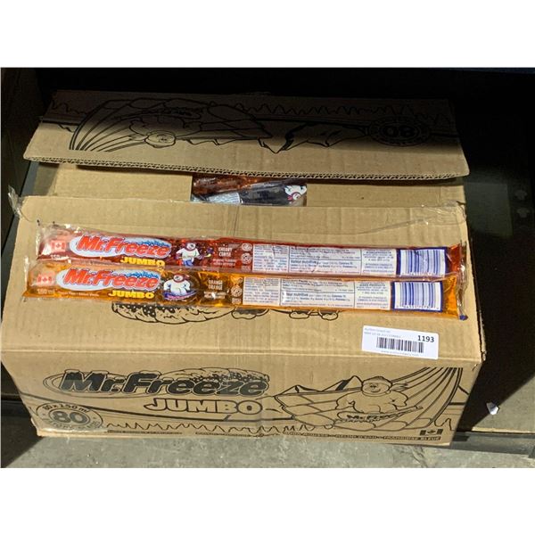Mr Freeze Jumbo Frozen Treats 80x150ml