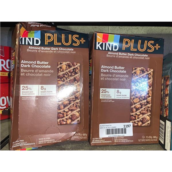 Kind Almond Butter & Dark Chocolate Snack Bars 2-12x50g