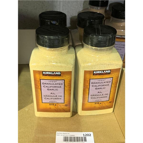 Kirkland Granulated Garlic 4x410g
