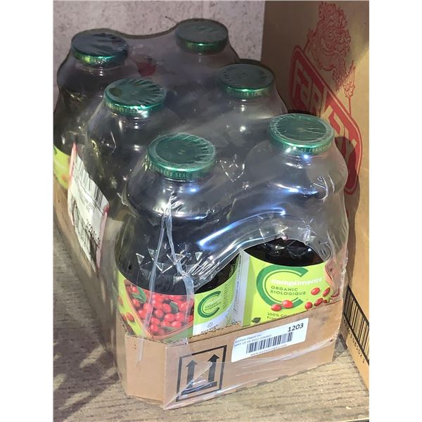 Compliments 100% Pure Cranberry Juice 6x946ml