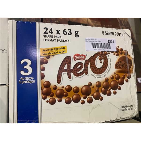 Aero Chocolate Bars 24x63g