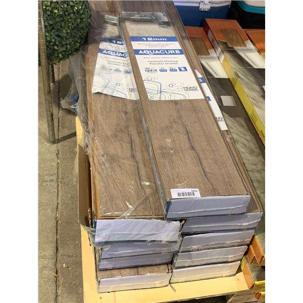 Aquacurb 12mmLaminate Flooring 9x14.59sq ft/ boz ( 6 Pieces)
