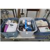 Image 1 : Bins (3), w/Ext. Cord, Electronics, Home Goods