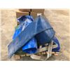Image 1 : Pallet with Pump Hose & Plastic Sheets