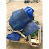 Image 2 : Pallet with Pump Hose & Plastic Sheets