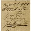 Image 3 : George Washington Document Signed