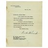Image 1 : Franklin D. Roosevelt Typed Letter Signed as President