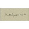 Image 2 : Mohandas Gandhi Signature