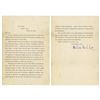 Image 1 : Helen Keller Typed Letter Signed