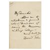 Image 1 : Edward Forbes Autograph Note Signed