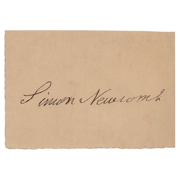 Simon Newcomb Signature