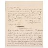 Image 1 : Jefferson Davis Autograph Letter Signed Twice