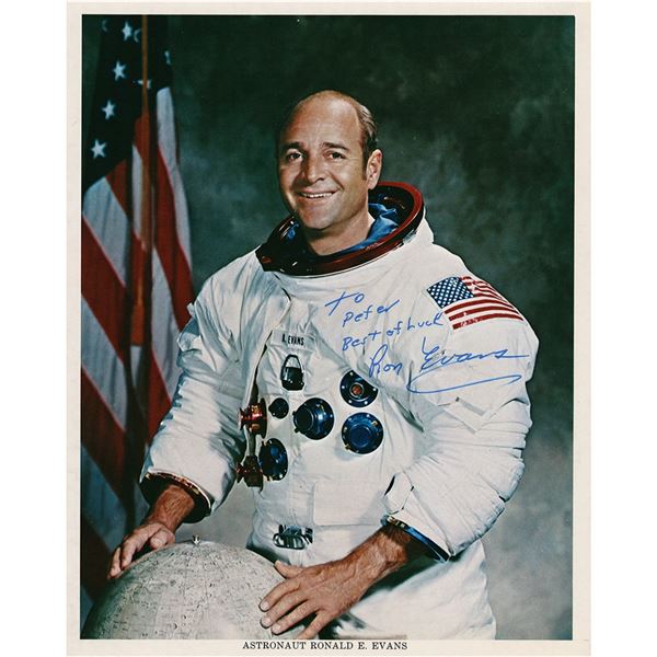 Ron Evans Signed Photograph