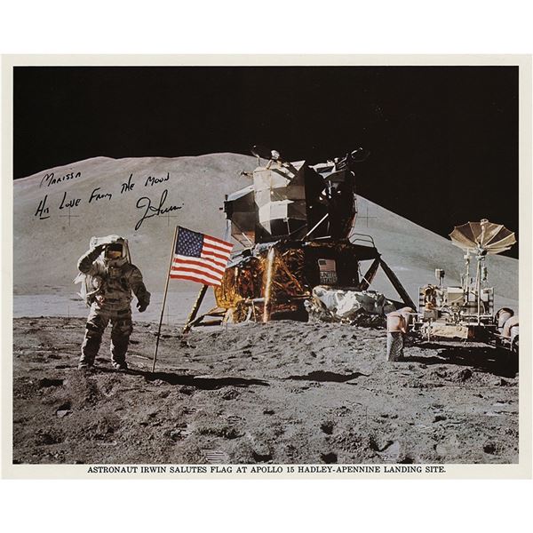 Jim Irwin Signed Photograph