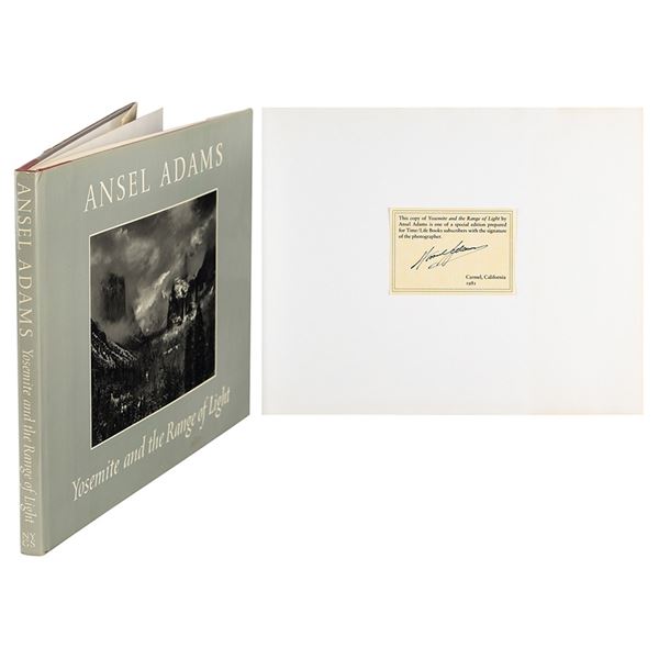 Ansel Adams Signed Book