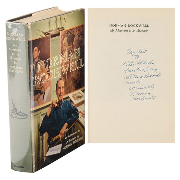 Norman Rockwell Signed Book
