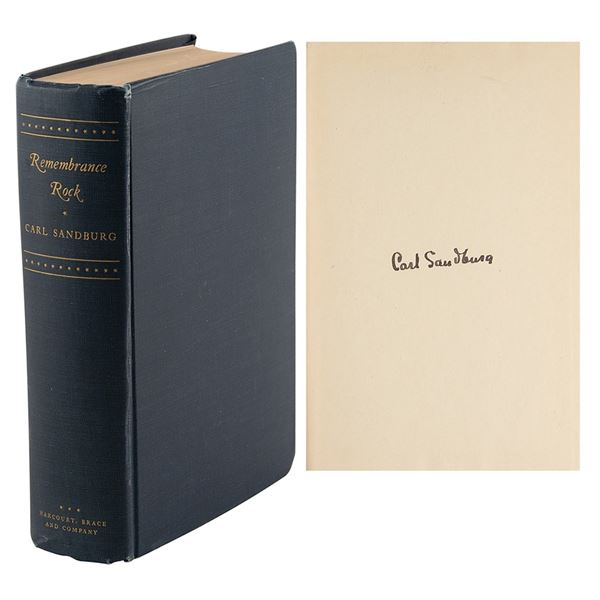 Carl Sandburg Signed Book