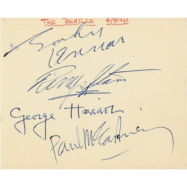 Beatles Signatures