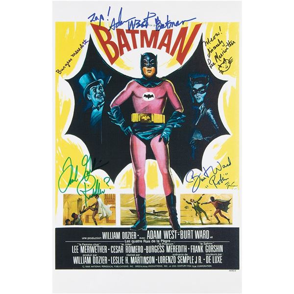 Batman Multi-Signed Print