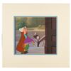 Image 2 : Footman with glass slipper production cel from Cinderella