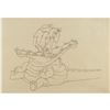 Image 1 : Captain Hook and Tick-Tock the Crocodile production drawing from Peter Pan