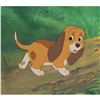 Image 2 : Copper production cel on a preliminary production background from The Fox and the Hound