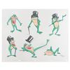 Image 1 : Michigan J. Frog original model sheet drawing by Virgil Ross