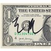 Image 3 : Elon Musk Signed One Dollar Bill