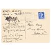 Image 1 : Pablo Picasso Signed Sketch on Postcard to Man Ray