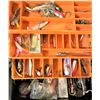 Image 2 : Fishing Tackle Box with Contents , packed with supplies!