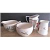 Image 1 : Three Creamers and One Sugar Bowl - All China
