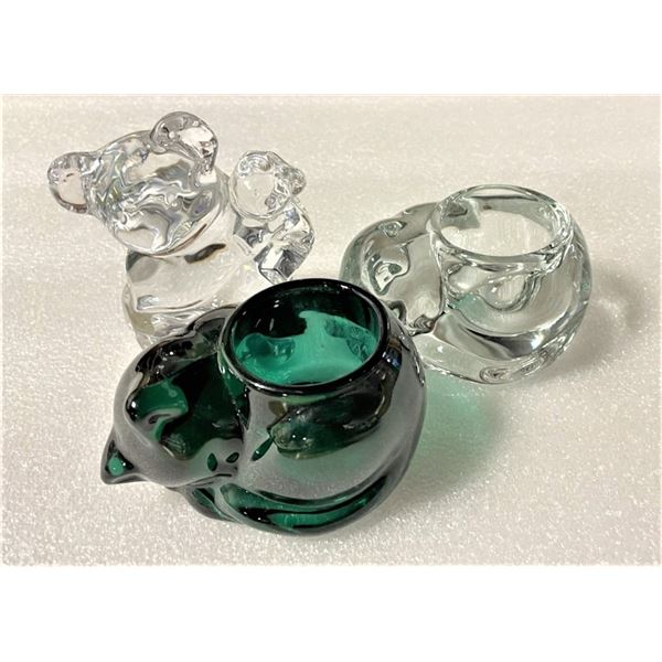 Three Glass Ware Pieces