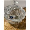 Image 2 : Bohemian Pinwheel Glass Bowl with Lid