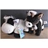 Image 2 : Two Cow Stuffed Animal Plushies