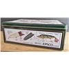 Image 2 : James Heddon & Sons Fish Lure/Bait Tin with Fish Themed String Lights