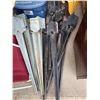 Image 1 : TWELVE Fence Post Stakes, SIX grey and SIX Black