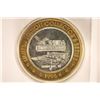 Image 2 : CASINO $10 SILVER TOKEN 1996 ONEIDA BINGO & CASINO