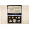 Image 2 : 1975 NEW ZEALAND PROOF 7 COIN SET IN ORIGINAL