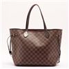 Image 1 : Louis Vuitton Damier Ebene Canvas Leather Neverfull MM Tote Bag
