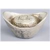 Image 2 : Lot of 2 Chinese Silvered Ingot Large