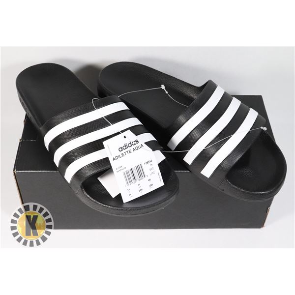 ADIDAS ADILETTE AQUA SANDALS SIZE 11
