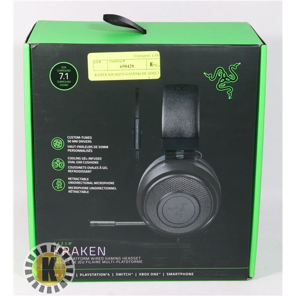 RAXER KRAKEN GAMING HEADSET