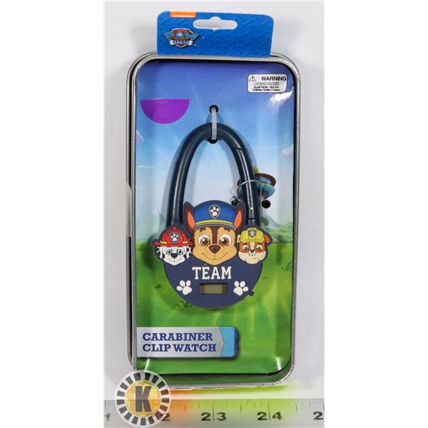 KIDS CARABINER WATCH PAW PATROL